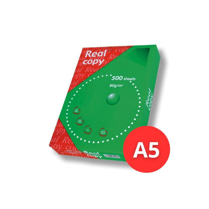 Xerografický papír Real Copy - A5 80 g / 500 listů