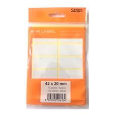 Samolepicí etikety v sáčku - 42 x 20 mm / 100 etiket