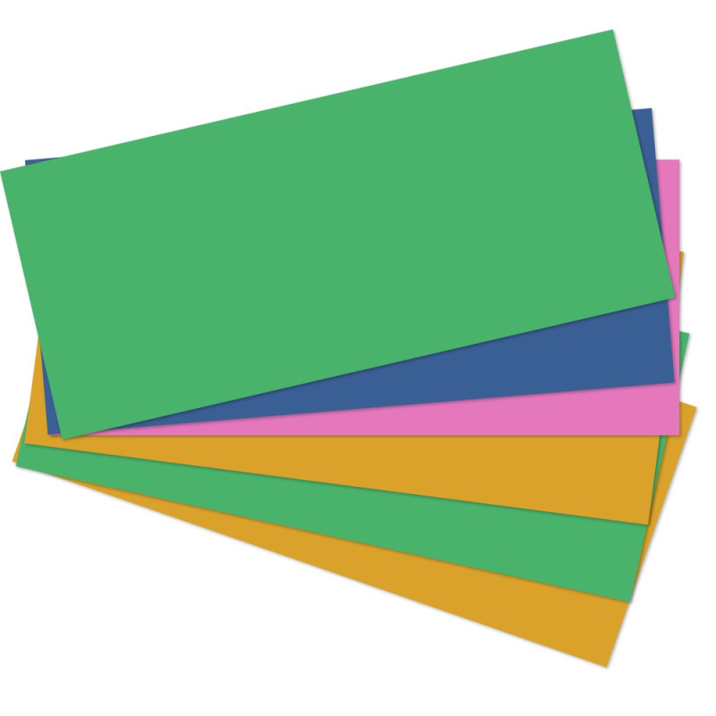 Rozdružovací kartonové jazyky - barevný mix / 50 ks