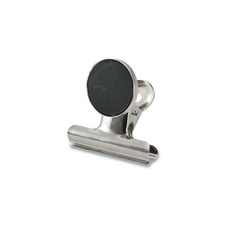 Klipy kovové stříbrné - 50 mm + magnet