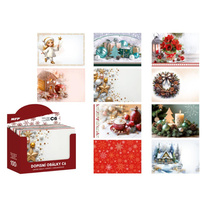 Dopisní vánoční obálka C6 - mix motivů