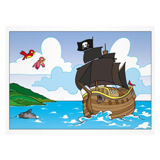 Omalovánky A5 - Piráti