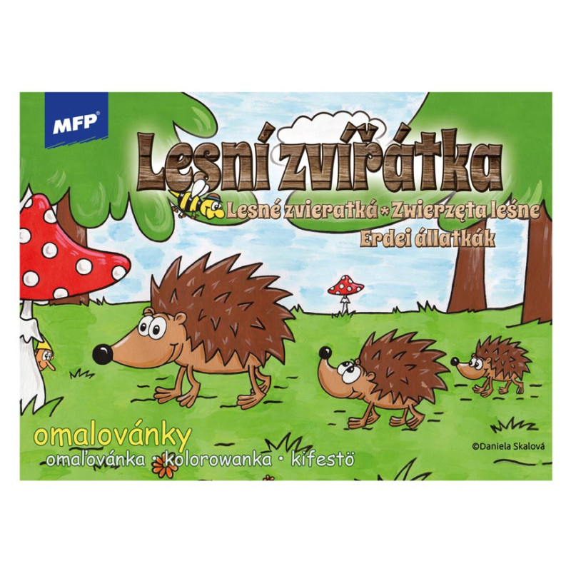Omalovánky A5 - Lesní zvířátka