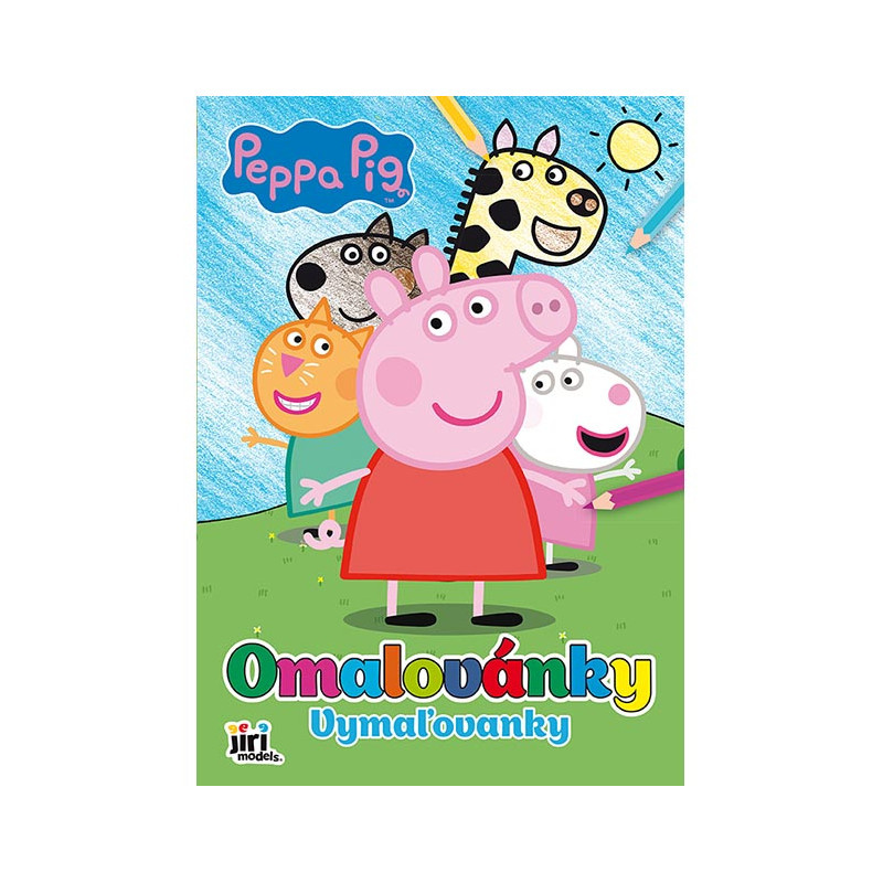 Omalovánky A4 - Prasátko Peppa