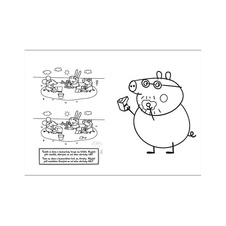 Omalovánky A4 - Prasátko Peppa