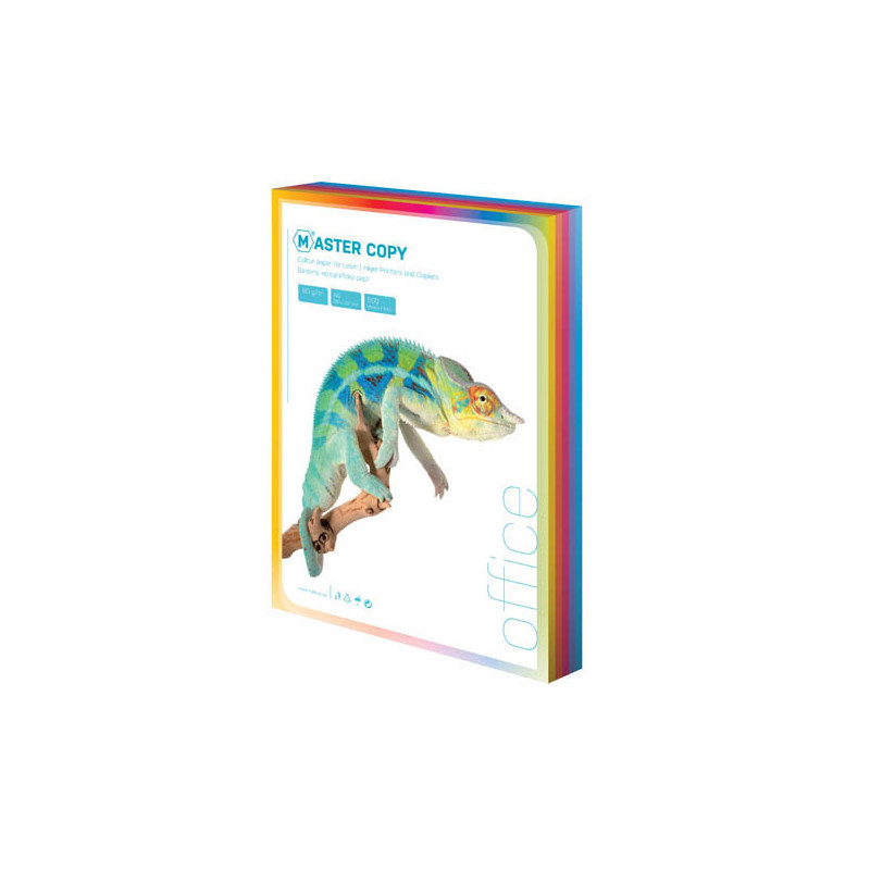 Barevné papíry A4 80 g - sytá duha / 500 listů / barevný mix