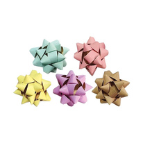 Rozeta malá KRAFT - mix barev / 3cm