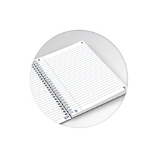 Blok Oxford Floral - A5 / linka / 60 listů / mix motivů