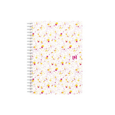 Blok Oxford Floral - A5 / linka / 60 listů / mix motivů