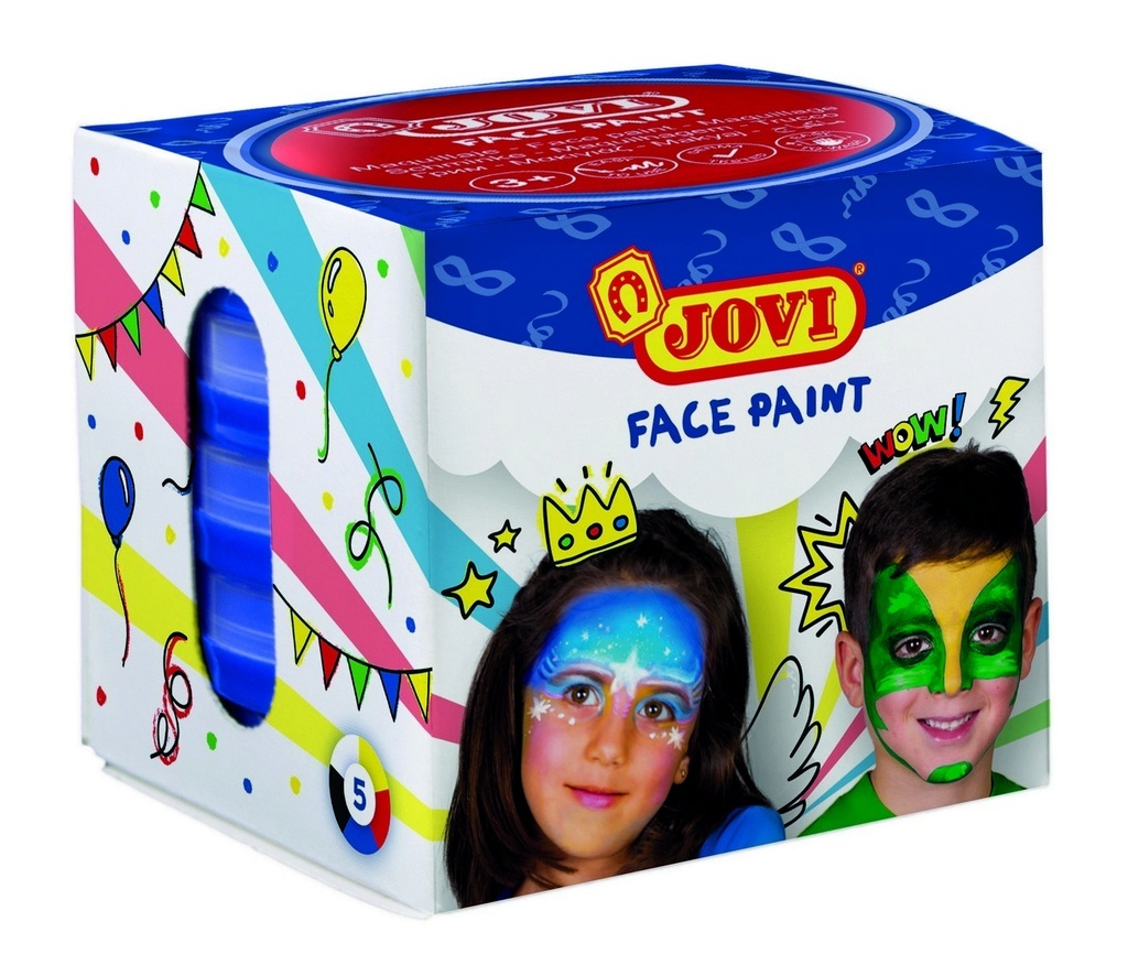 Obličejové barvy JOVI - 6 x 8 ml / základní barvy