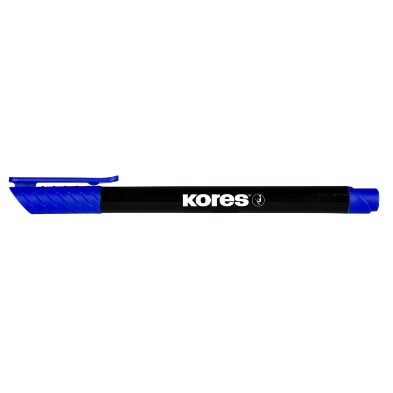 Popisovač Kores K-Marker Permanent - sada 4 ks / kulatý tenký hrot