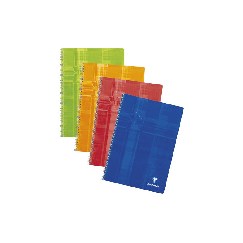 Blok kroužkový Clairefontaine Metric A4 - čtvereček / 50 listů / mix barev