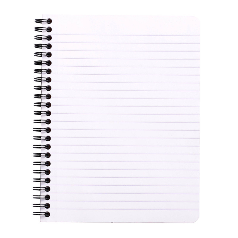 Blok kroužkový Clairefontaine Rhodia A5+ - linka / 80 listů / oranžová
