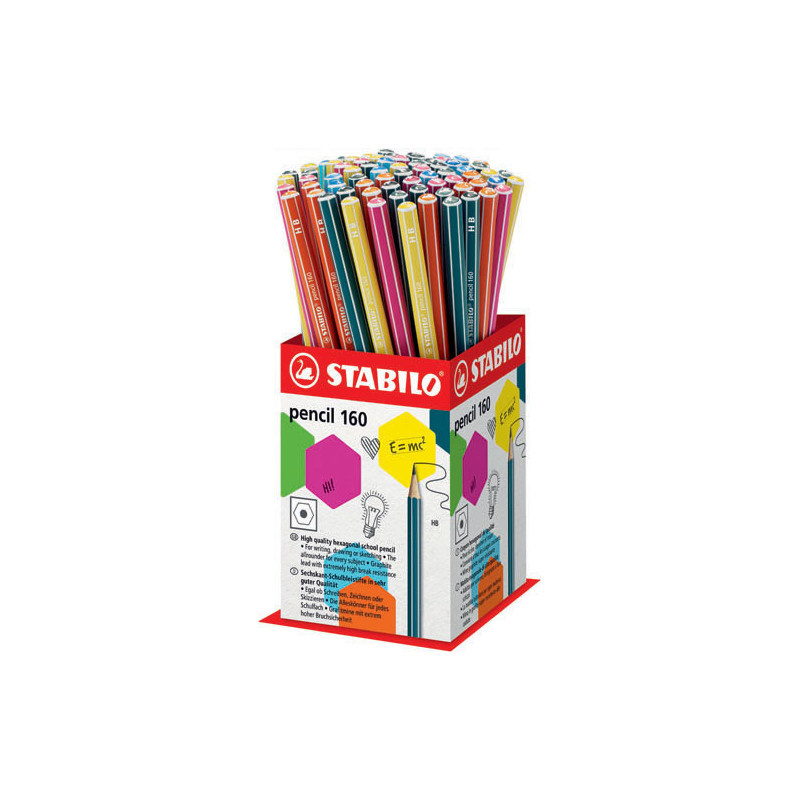 Tužka STABILO® pencil 160 - mix barev