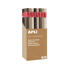 Dárkový balicí papír KRAFT STYLE - mix / 70 x 200 cm