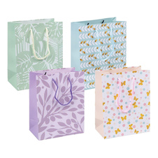 Dárková taška - Pastel mix / 18 x 23 x 10 cm
