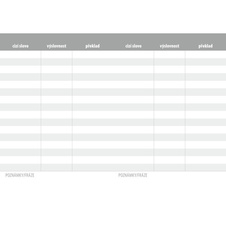 Sešit na slovíčka - A6 / 28 listů