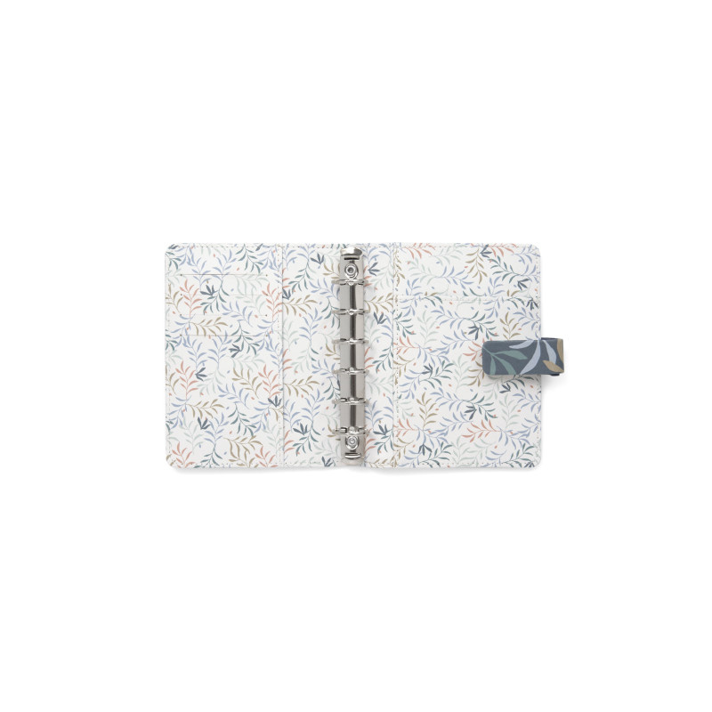 Diář Filofax Botanical - kapesní / modrá