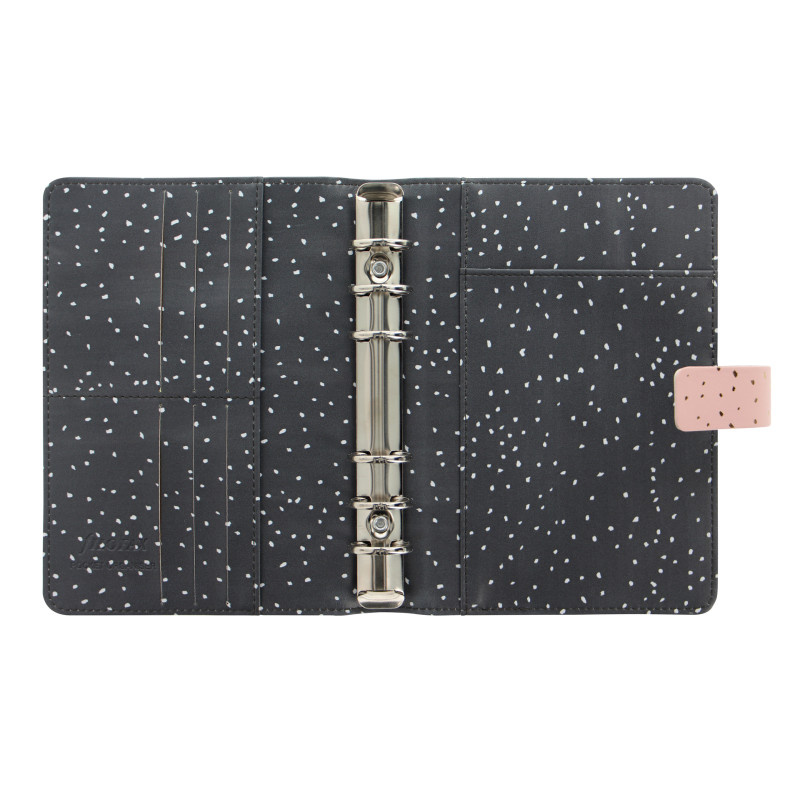 Diář Filofax Confetti - osobní / Charcoal
