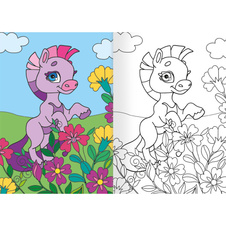 Omalovánka A5 - Poníci