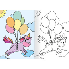 Omalovánka A5 - Kouzelní jednorožci