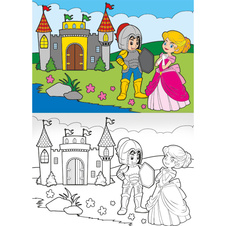 Omalovánka A5 - Pohádková omalovánka