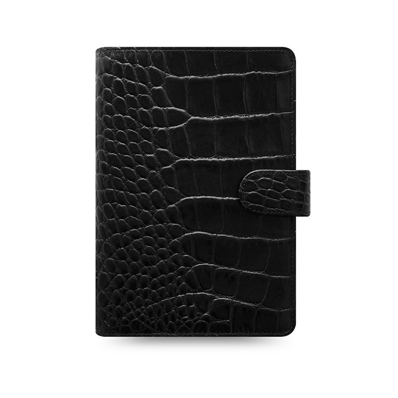 Filofax Classic Croc - osobní / černá