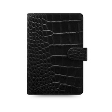 Filofax Classic Croc - osobní / černá