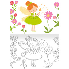 Omalovánka A5 - Víly