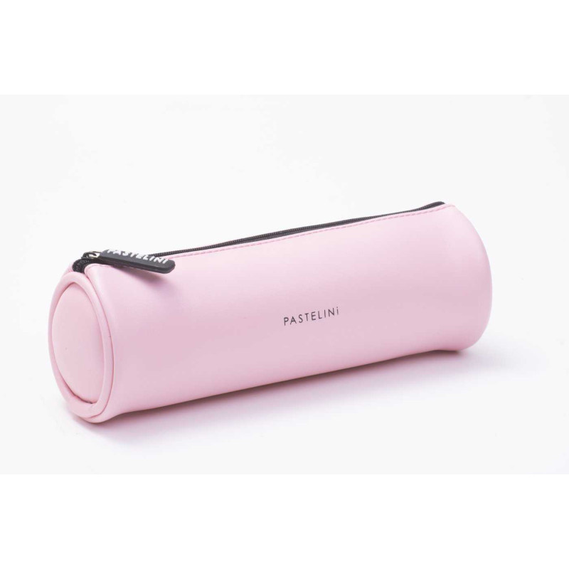Pouzdro na tužky PASTELINI / růžová / kulaté