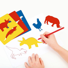 Šablona - Dinosauři / 6 ks