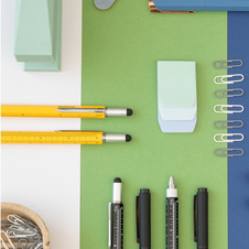 Kuličkové pero multifunkční 5v1 - žlutá