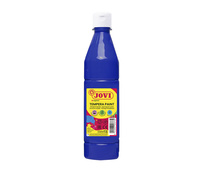 Tekuté temperové barvy JOVI PREMIUM v lahvi - 500 ml / tm.modrá