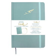 Blok Luxi A5 - tečkovaný / 96 listů / ledově modrá vlaštovka