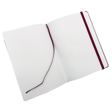 Blok Luxi A5 - linka / 96 listů / bordó srdce