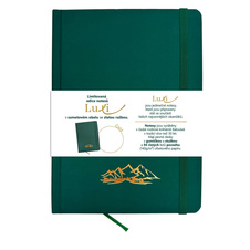 Blok Luxi A5 - čistý / 96 listů / zelená hory