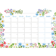 Plánovač měsíční A4 - Luční