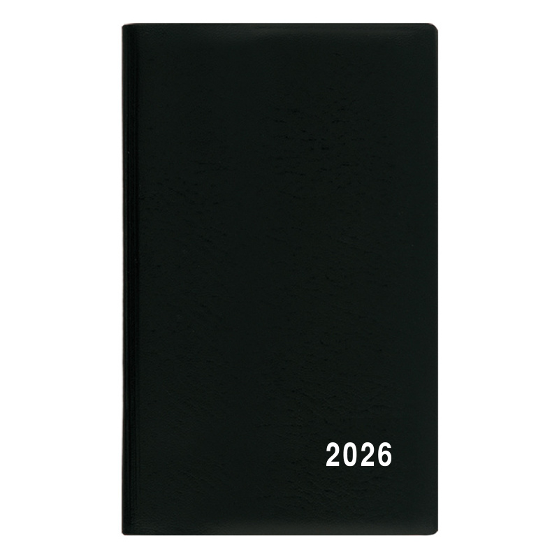 Diář kapesní PVC - čtrnáctidenní / černá