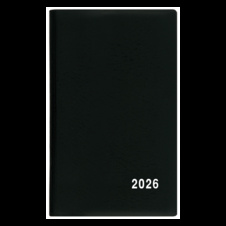 Diář kapesní PVC - čtrnáctidenní / černá