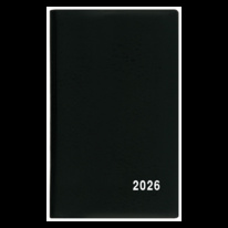 Diář kapesní PVC - čtrnáctidenní / černá