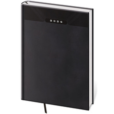 Diář PRINT CLASSIC - A5 / denní / černá