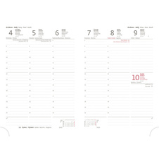 Diář FLEXIES - A5 / týdenní / tmavě šedá