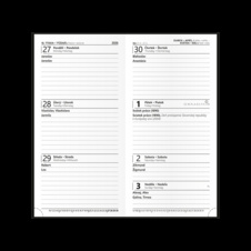 Diář VIVELLA - týdenní kapesní / zelená