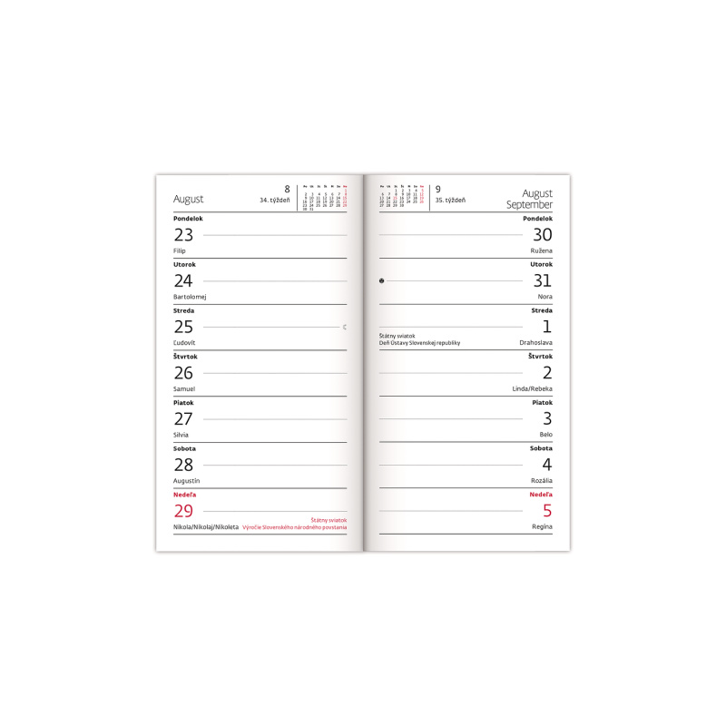 Diář kapesní LAMINO - čtrnáctidenní / design 6