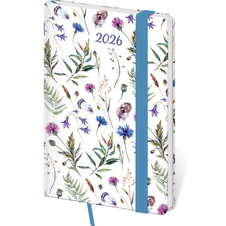 Diář VARIO - týdenní kapesní / Wildflowers