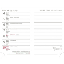 Diář VARIO - týdenní kapesní / Wildflowers