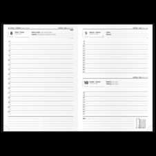 Diář BALACRON - A5 / denní / černá