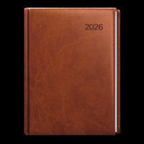 Diář VIVELLA - A5 / týdenní / hnědá