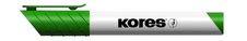 Popisovač Kores K-Marker Whiteboard - zelená / klínový krot