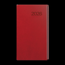 Diář VIVELLA - týdenní kapesní / bordó